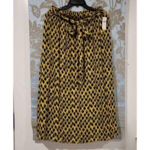Anthropologie Pleated MAXI SKIRT New Sz Lrg